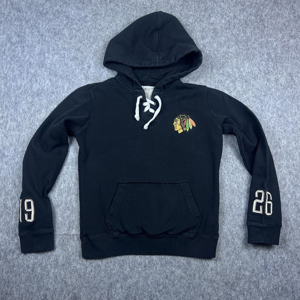 Old Time Hockey Newbury Collection Women's Hoodie NHL Chicago Blackhawks Size S